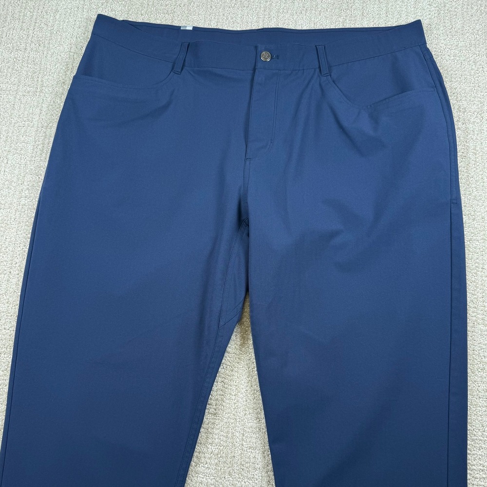 Rhoback Mens 42x32 Navy Blue Delta Performance Stretch Golf Pants